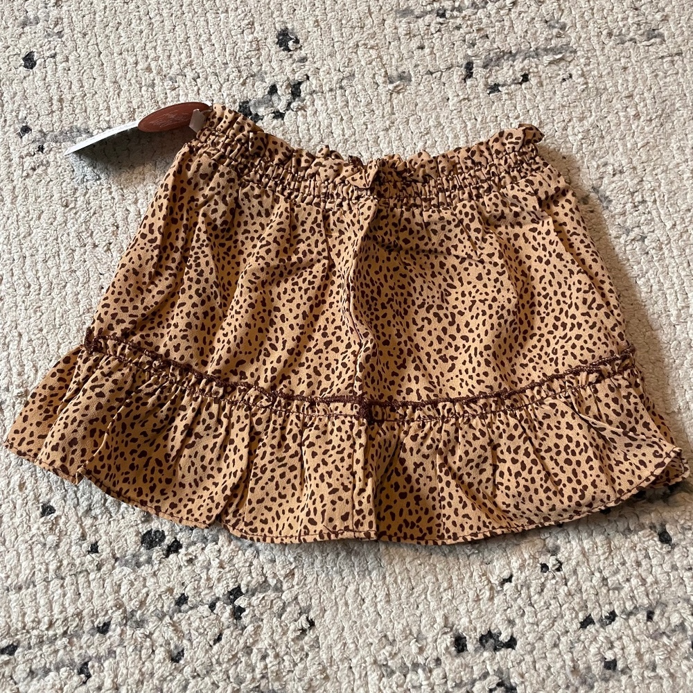 Baileys Blossoms girls size 6-9 months Rayne Ruffle Skirt - Desert Safari